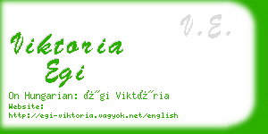 viktoria egi business card